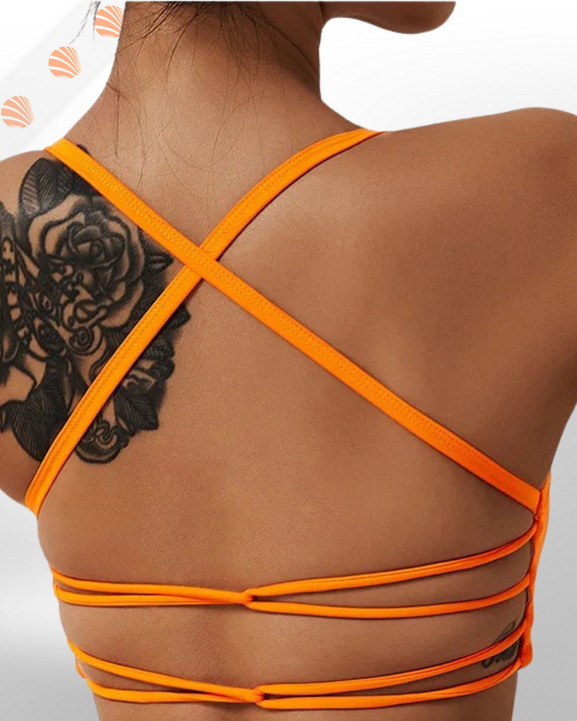 Open Back Sports Bra