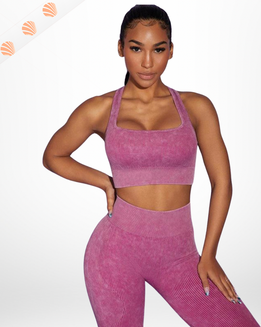 Bella Set Ribbed Leggings & Sports Bra