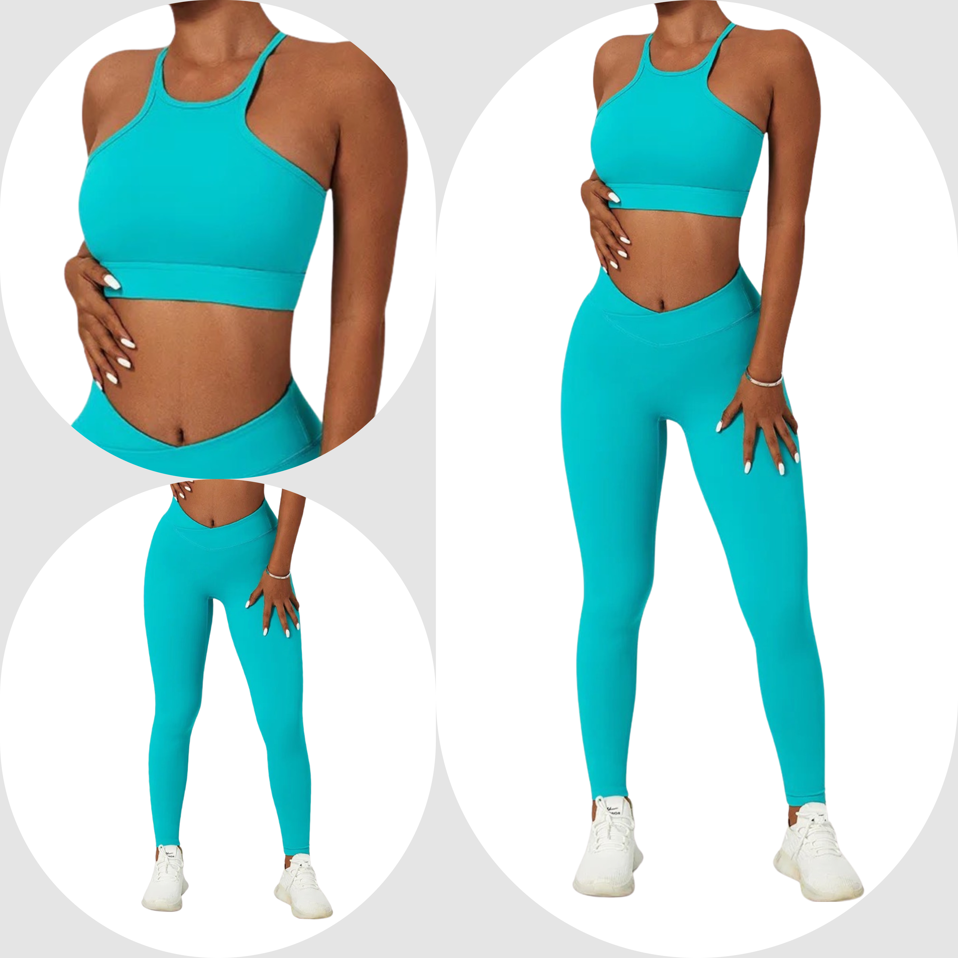 Cutout Cropped Sport Tank and Leggings Set – KesleyBoutique