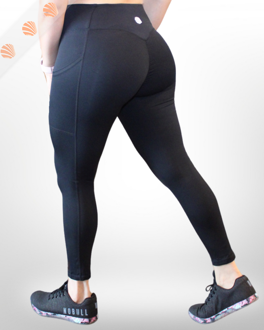 Cross Leggings With Pocket